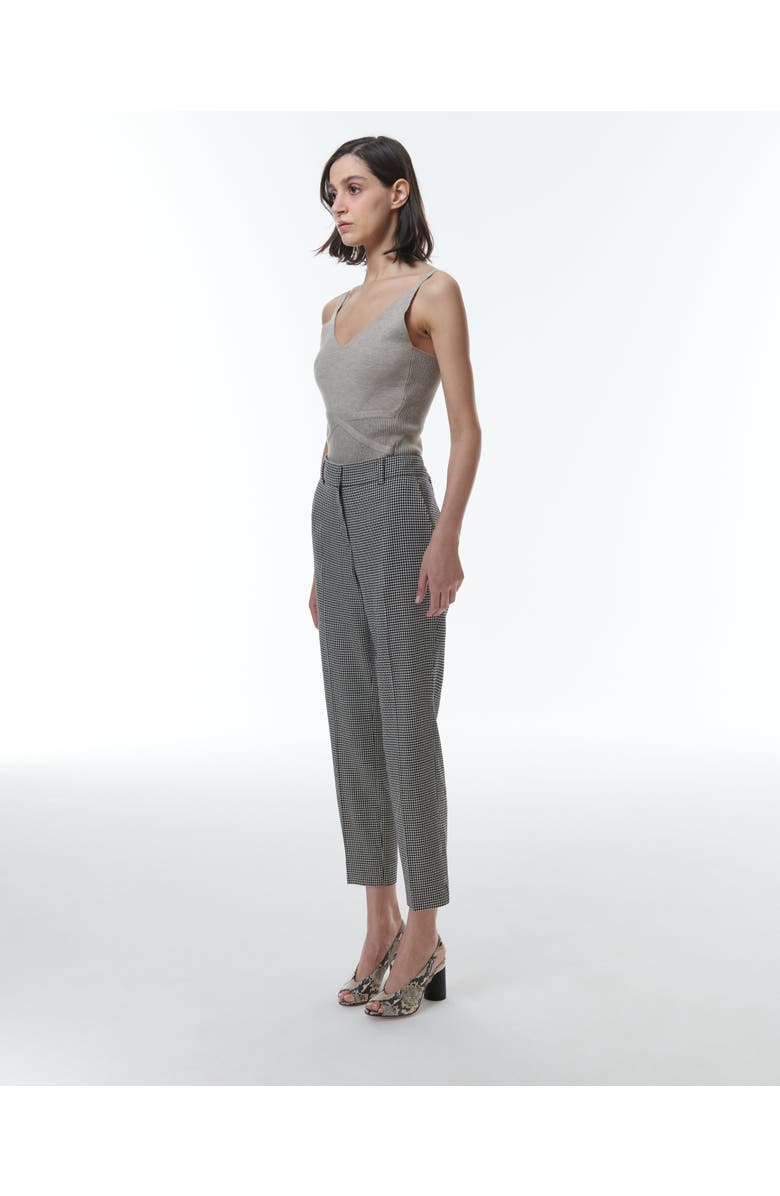 THEO The Label Eris Baby Houndstooth Pant, Alternate, color, Black/Ivory