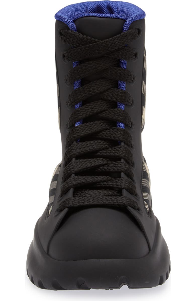 Burberry Boulder Check Boot, Alternate, color, Black Ip Check