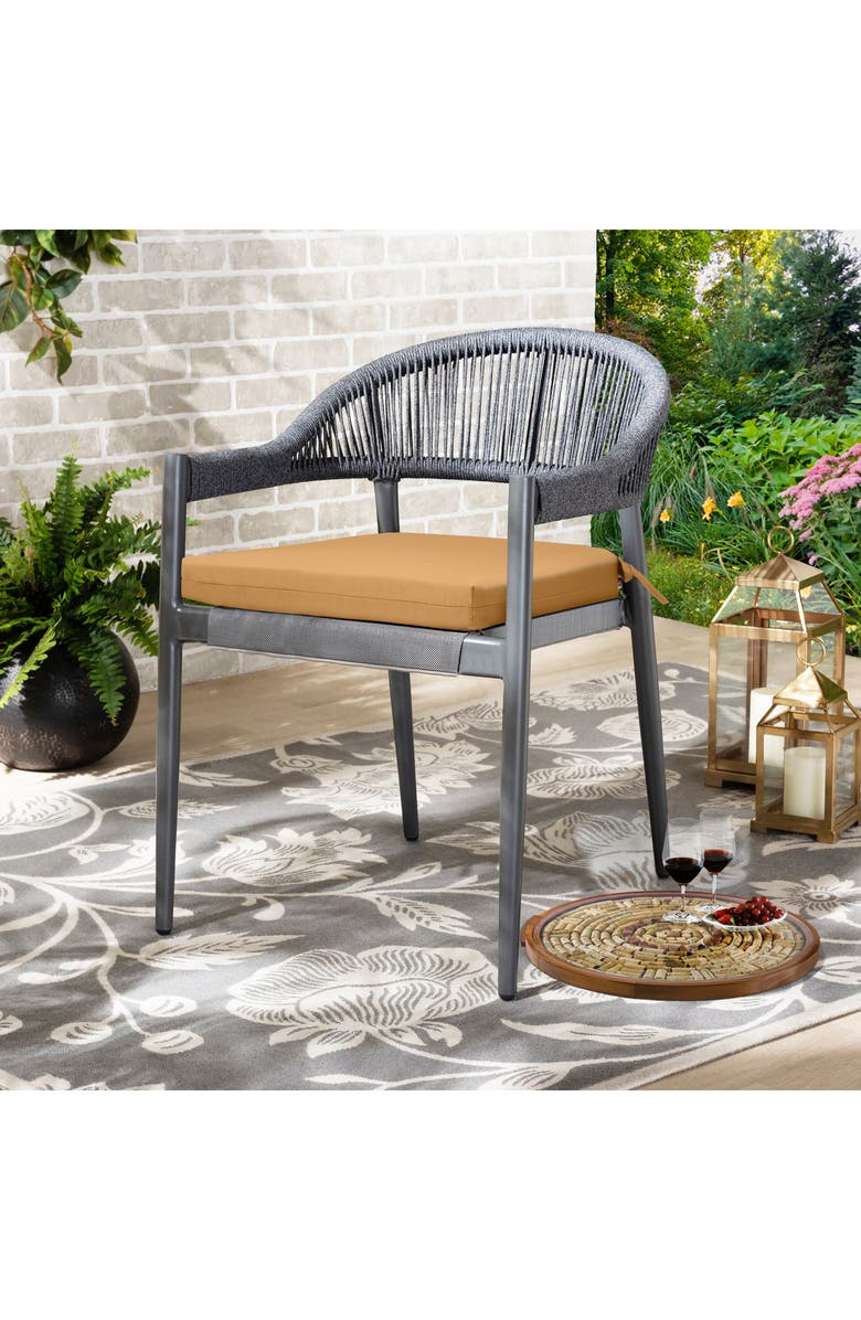 Outdoor Decor by Commonwealth Outdoor One Arm Chair Cushion, Alternate, color, Mustard