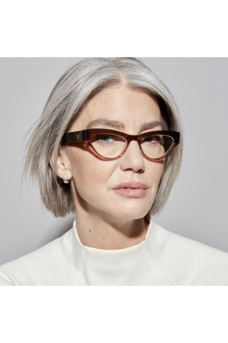 Marion Blue Light Glasses, Alternate, color, Pink / Purple / Clear