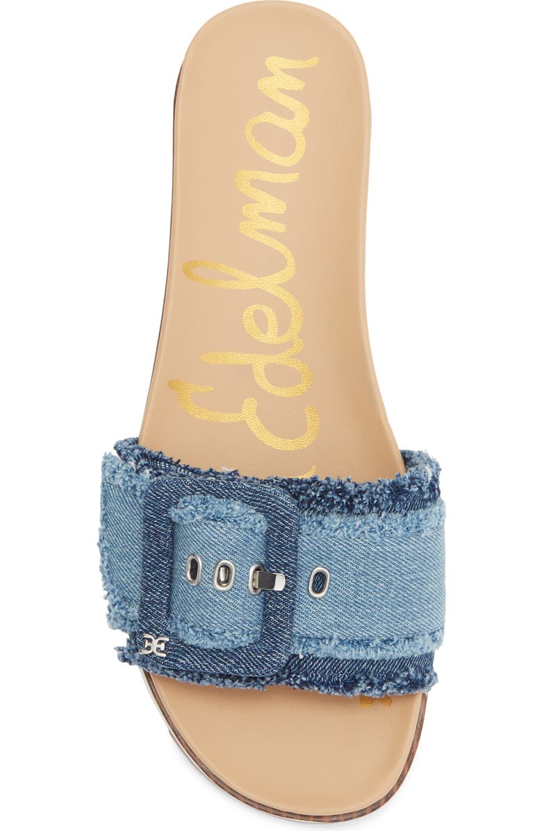 Sam Edelman Ariane Platform Slide Sandal, Alternate, color, Blue Multi