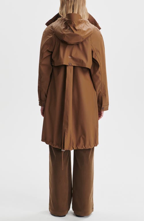 Varley Amel Rainproof Jacket In Brown