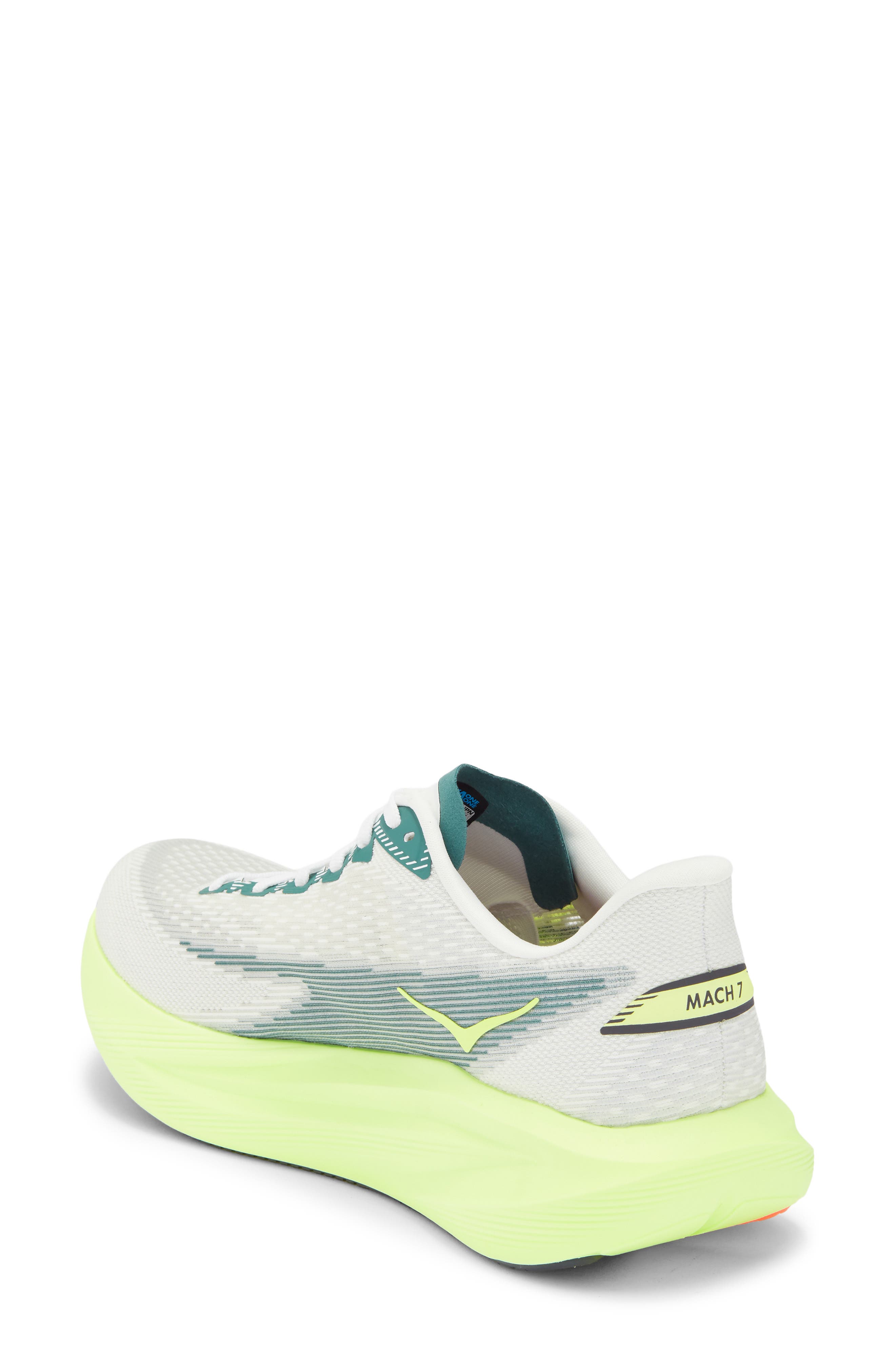 Mach 7 Running Shoe, Alternate, color, FROST / NEON YUZU