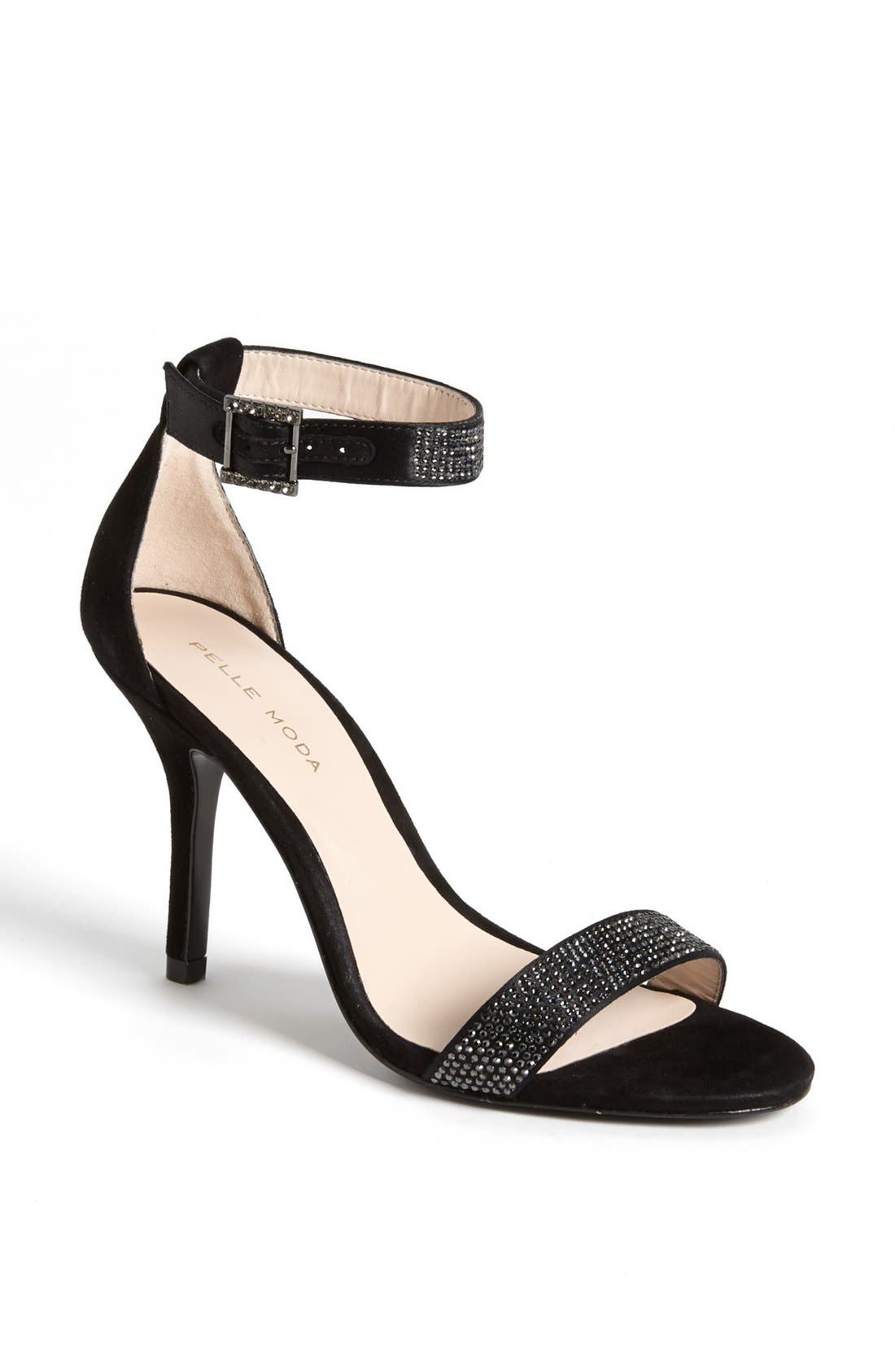 Kacey Sandal, Main, color, BLACK