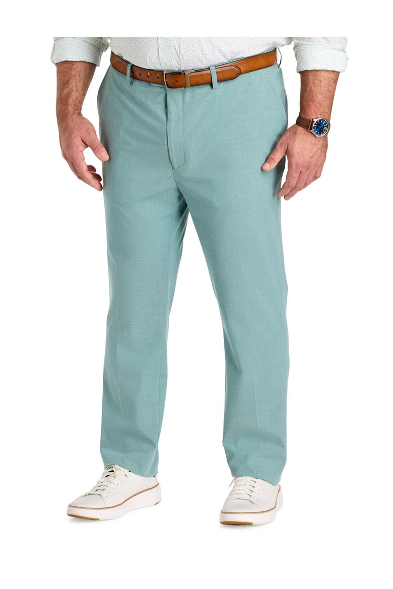Big & Tall Machine Washable Suit Pants, Main, color, TEAL
