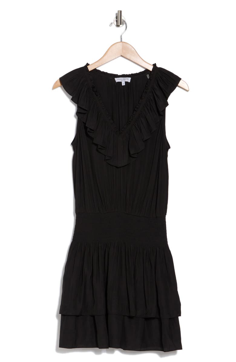 Ramy Brook Carson V-Neck Minidress, Alternate, color, 