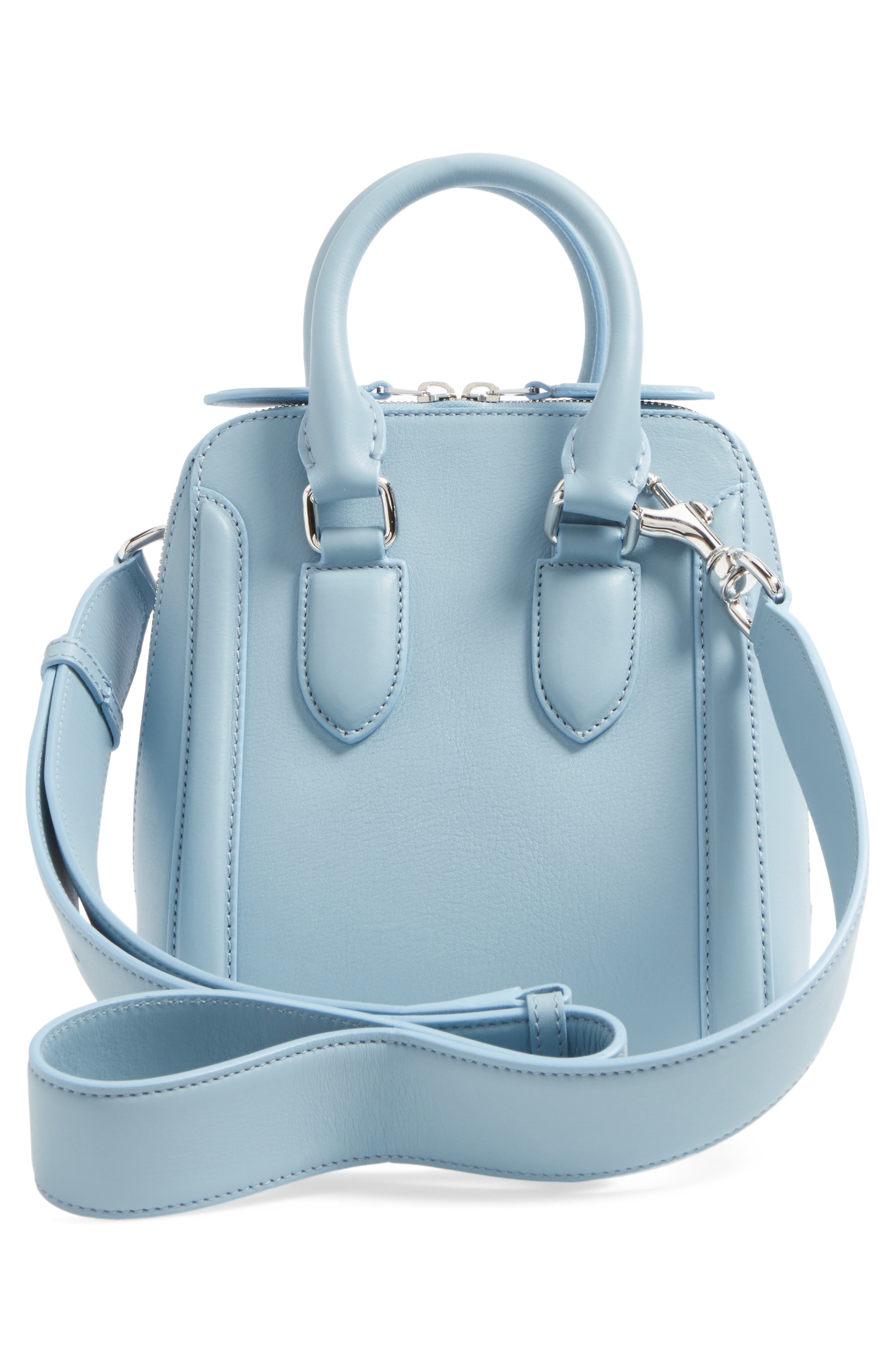 McQueen Alexander McQueen Small Heroine Leather Satchel, Alternate, color, 