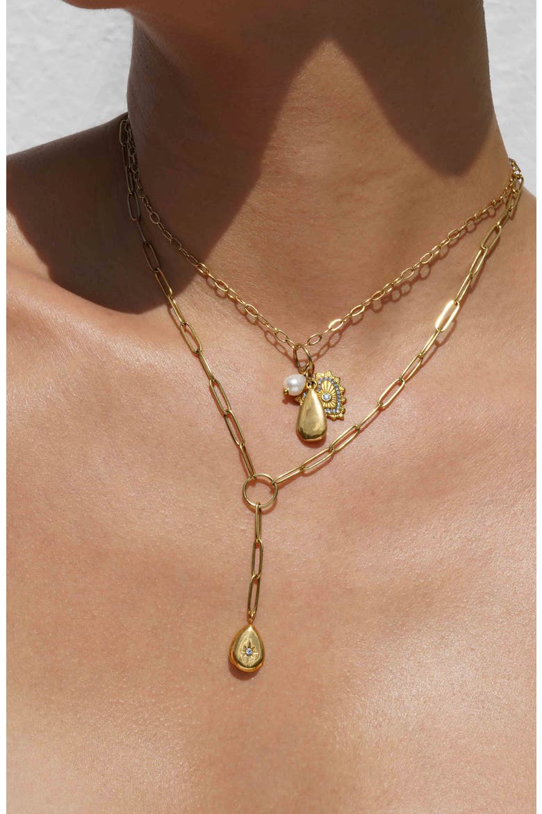 Pirae Necklace, Alternate, color, GOLD