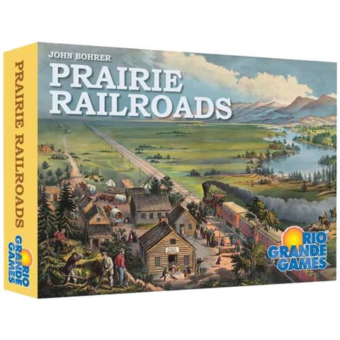 Prairie Railroads Train Strategy Board Game, Ages 14+