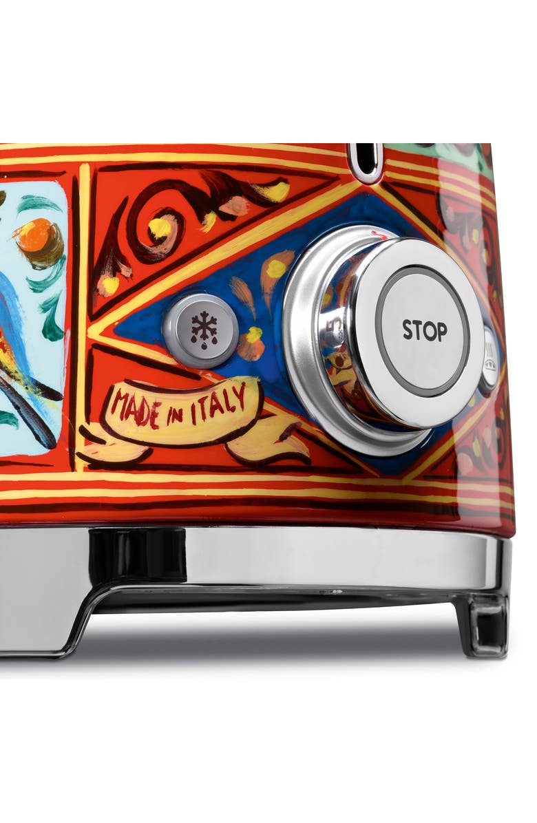 smeg x Dolce&Gabbana Sicily Is My Love Two-Slice Toaster, Alternate, color,