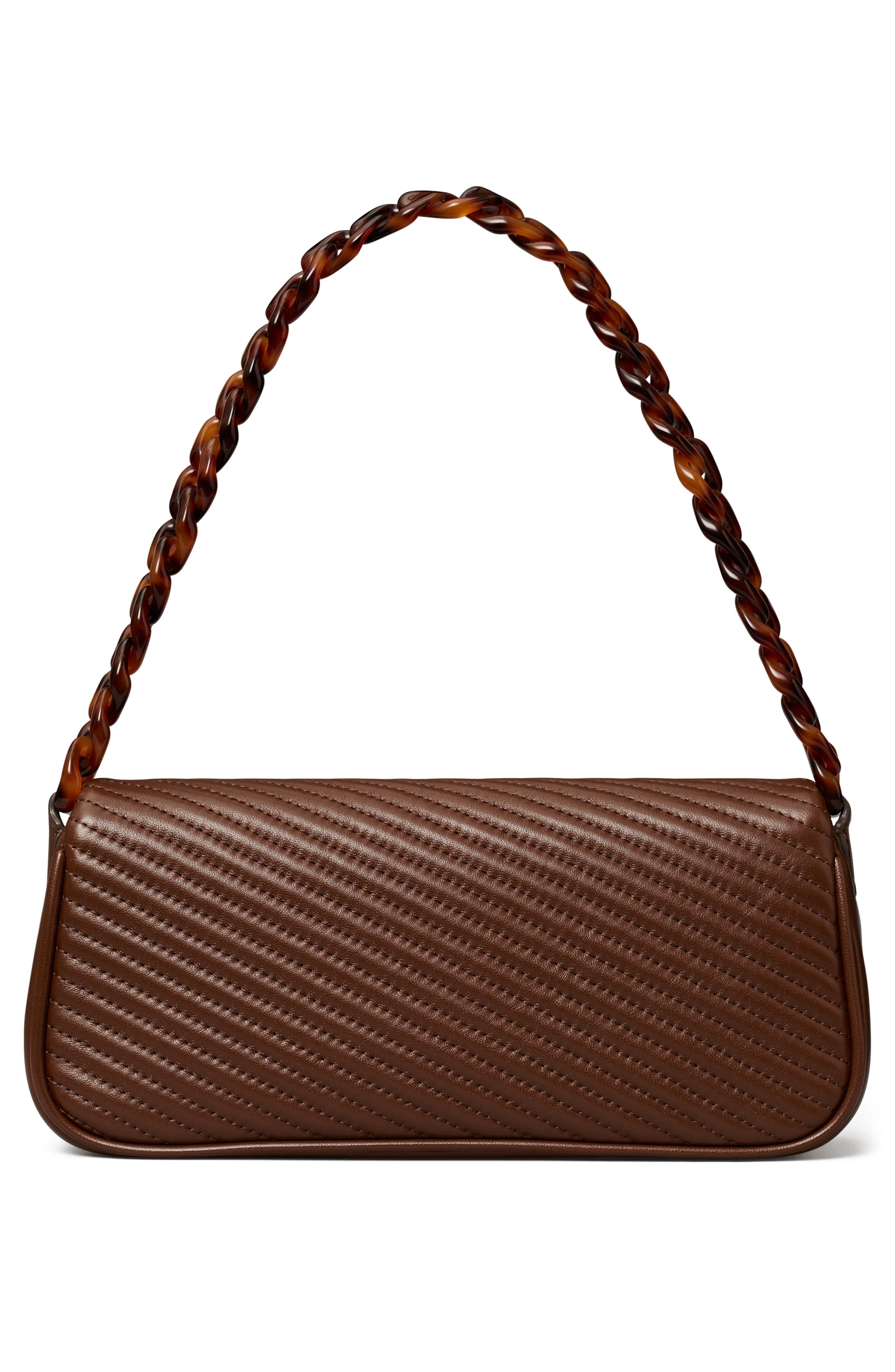 Tory Burch Small Kira Moto Quilted Leather Flap Shoulder Bag, Alternate, color, 