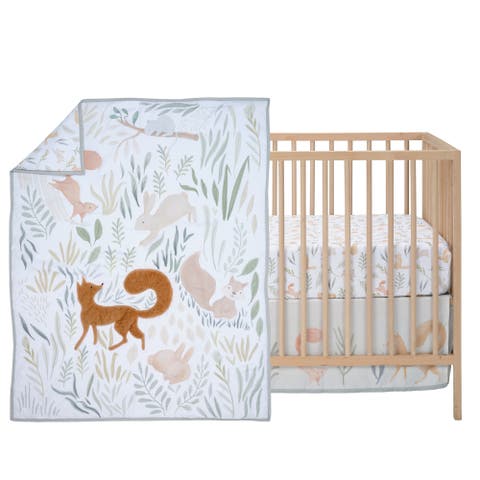 Whispering Woods 3-Piece Baby Nursery Crib Bedding Se