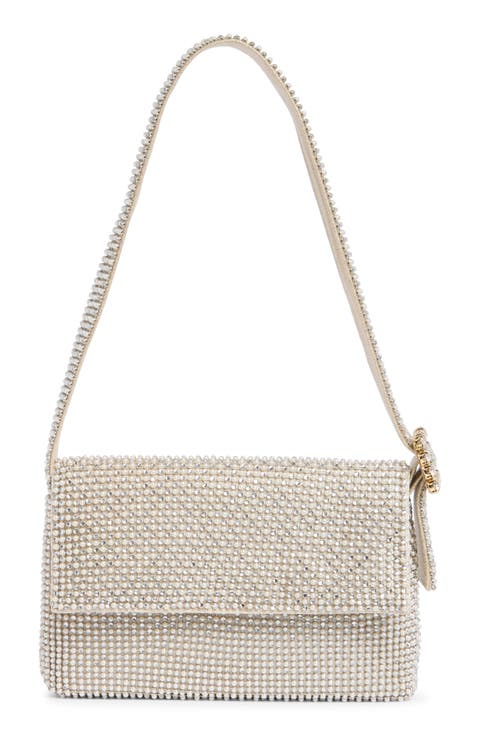 Fayra Crystal Mesh Shoulder Bag