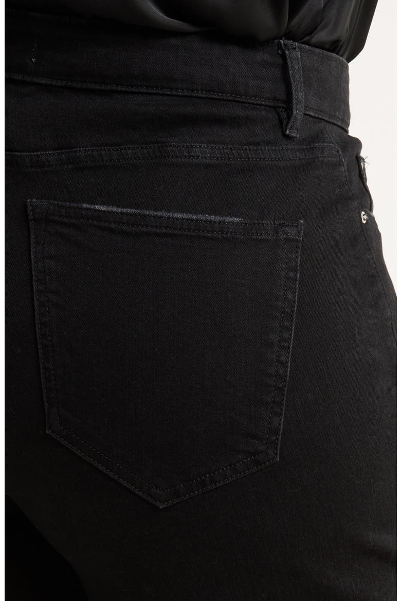 NCE High Waist Wide Leg Jeans, Alternate, color, INKWELL