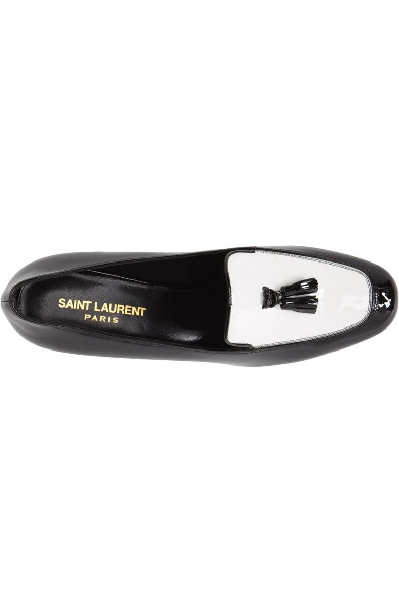 Saint Laurent 'Babies' Tassel Loafer, Alternate, color,