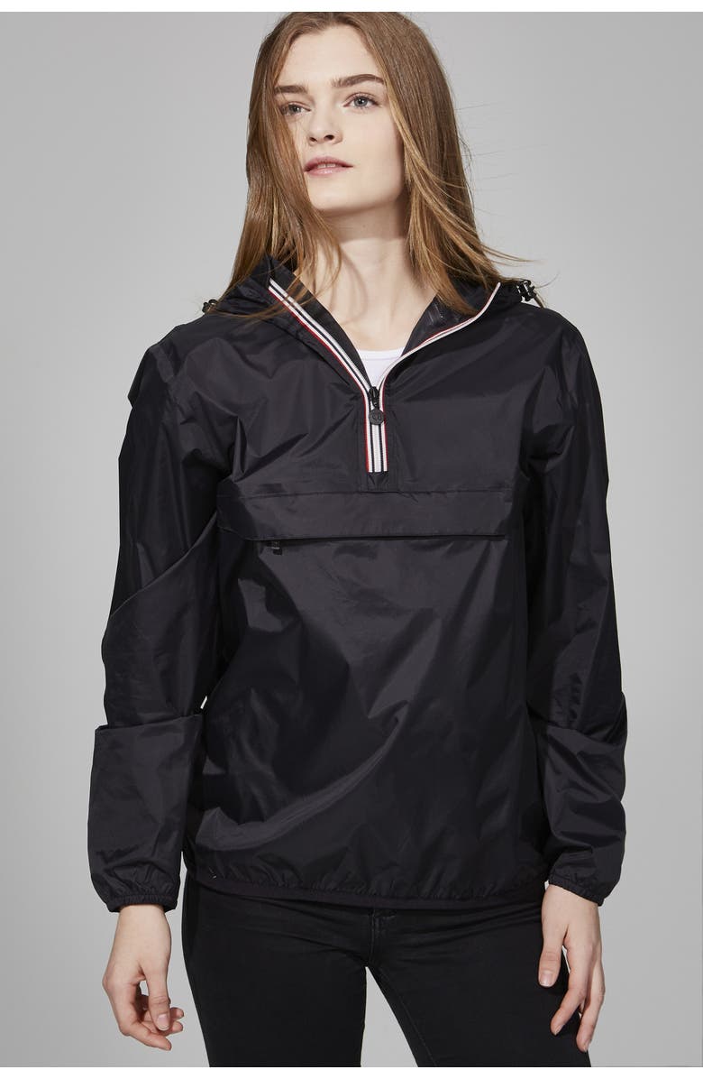 O8Lifestyle Unisex 1/4 Zip Rain Jacket, Main, color,