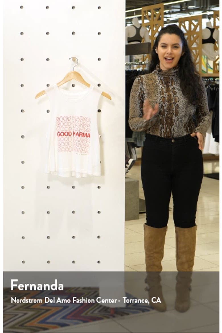 Karma Crop Tank Top video