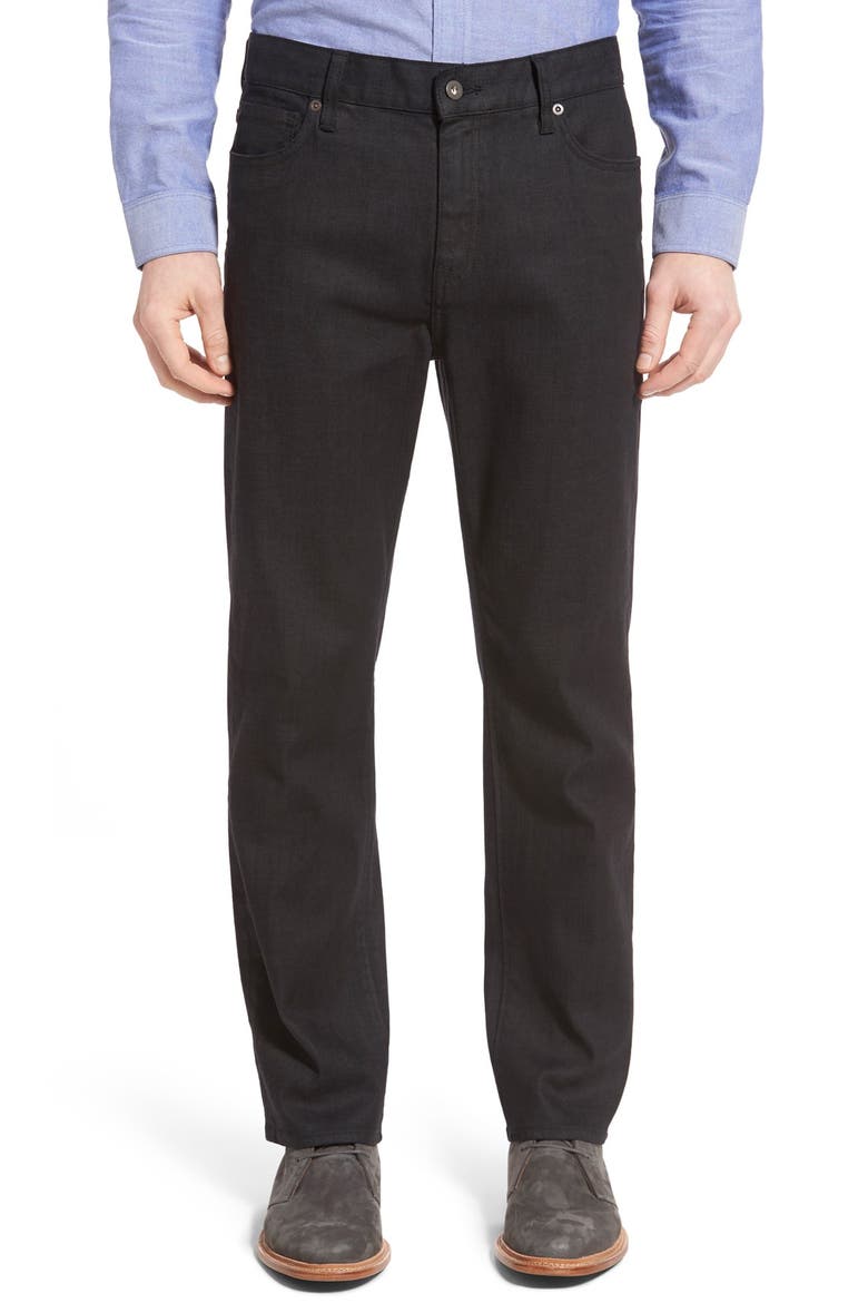Greenwood Relaxed Fit Jeans, Main, color, BLACK