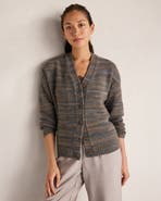 Haven Well Within Wool Space-Dye Textured Cardigan