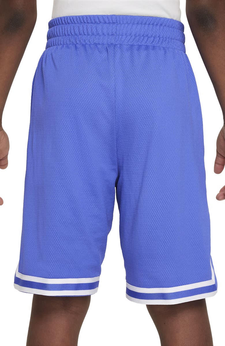 Nike Kids' Dri-FIT DNA B-Ball Shorts, Alternate, color, Blue Joy/ White