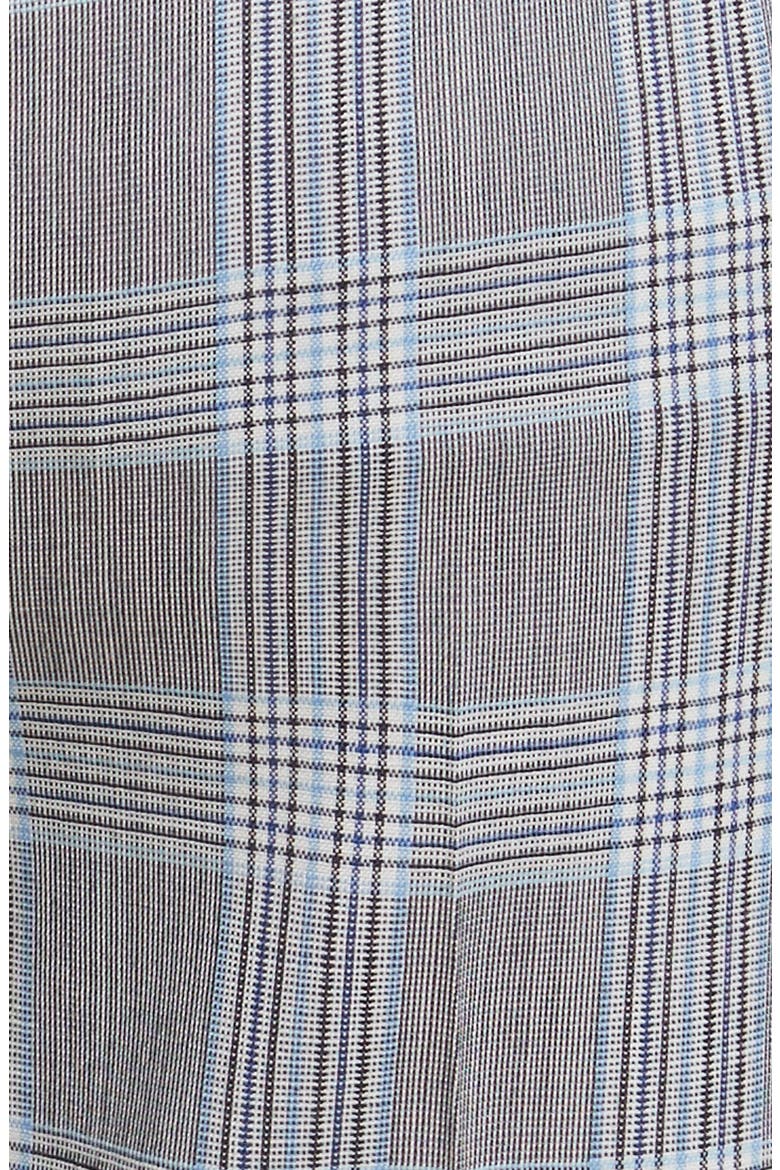 Maple Check 2 Straight Crop Trousers, Alternate, color, WHITE