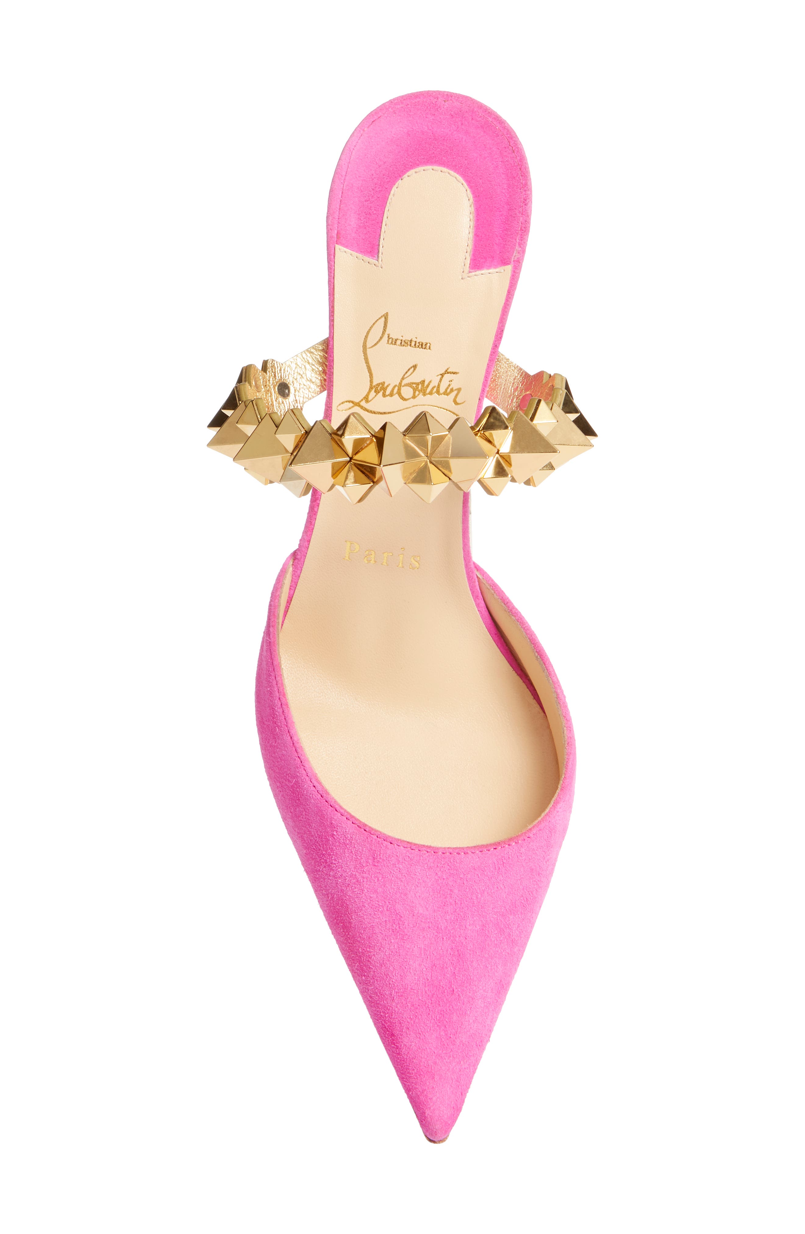 Christian Louboutin Planet Choc Embellished Mule, Alternate, color, 