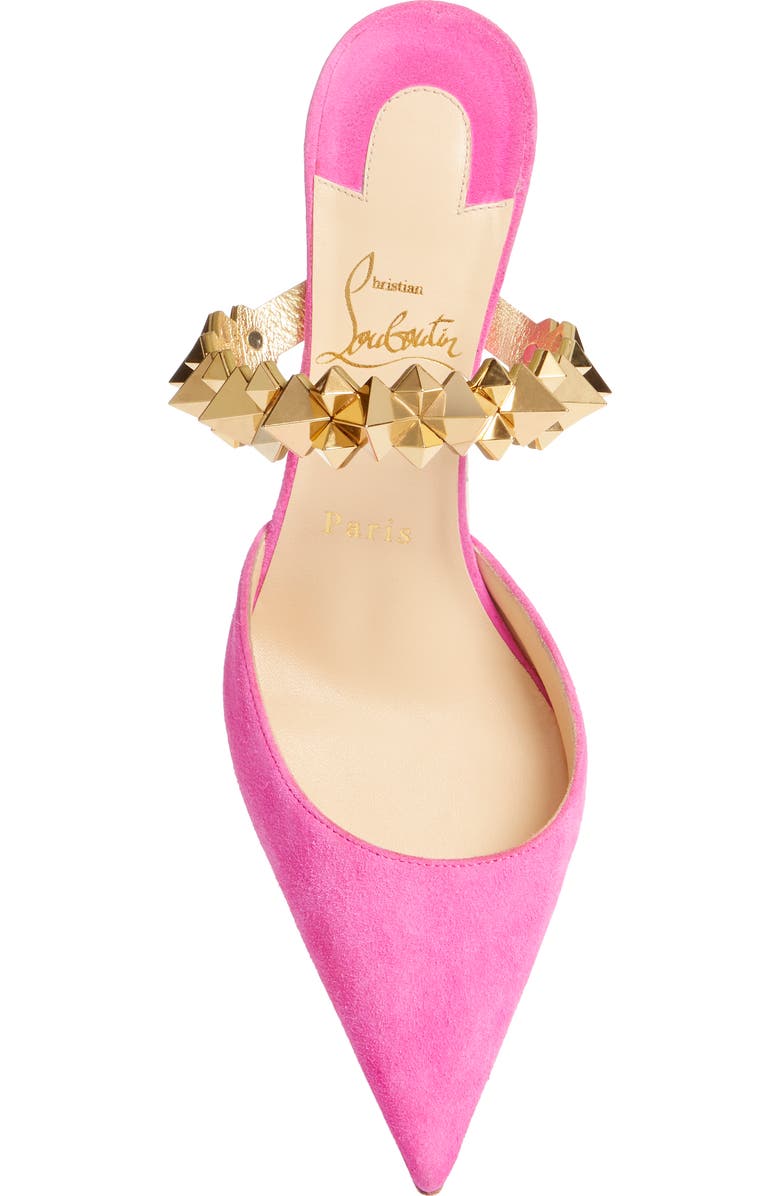 Christian Louboutin Planet Choc Embellished Mule, Alternate, color,