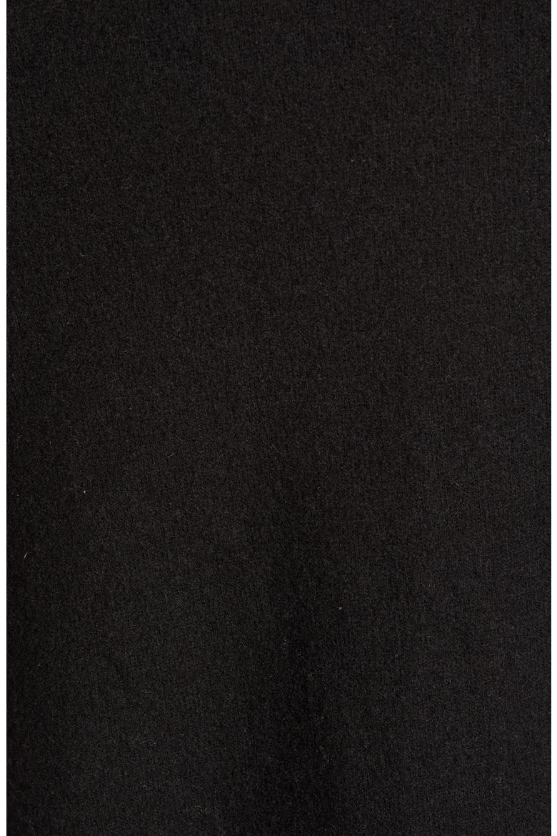 Cozy Crewneck Long Sleeve Top, Alternate, color, BLACK