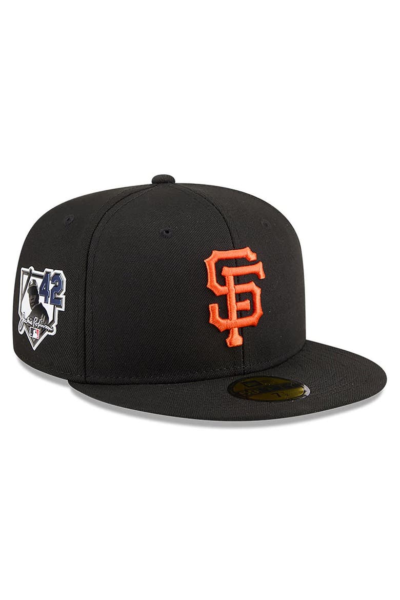 Men's New Era Black San Francisco Giants 2026 Jackie Robinson Day 59FIFTY Fitted Hat, Main, color, Black