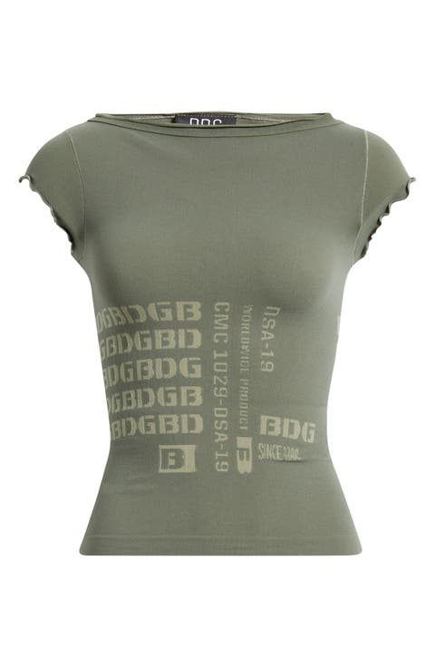 Grunge Graphic Seamless Baby Tee