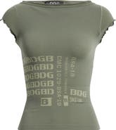 BDG Urban Outfitters Grunge Graphic Seamless Baby Tee