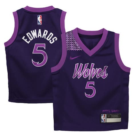 Infant Nike Anthony Edwards Purple Minnesota Timberwolves 2025/26 City Edition Swingman Jersey