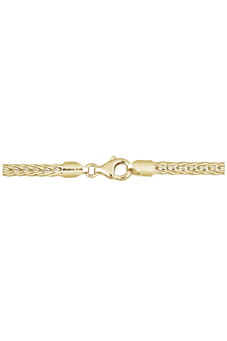 4.2mm Foxtail Chain Necklace & Bracelet Set, Alternate, color, GOLD