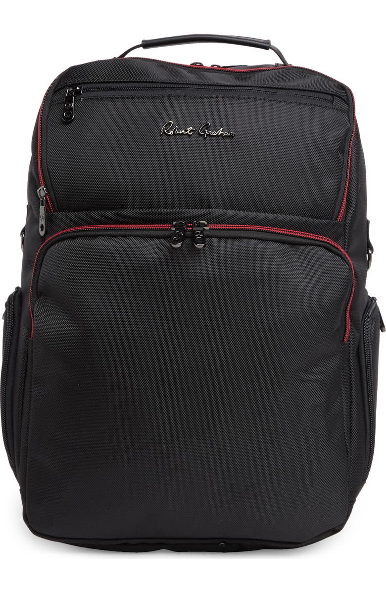 Robert Graham Cache Recycled Polyester Backpack, Main, color,