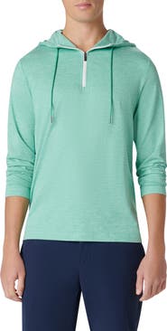 Bugatchi Quarter Zip Performance Hoodie