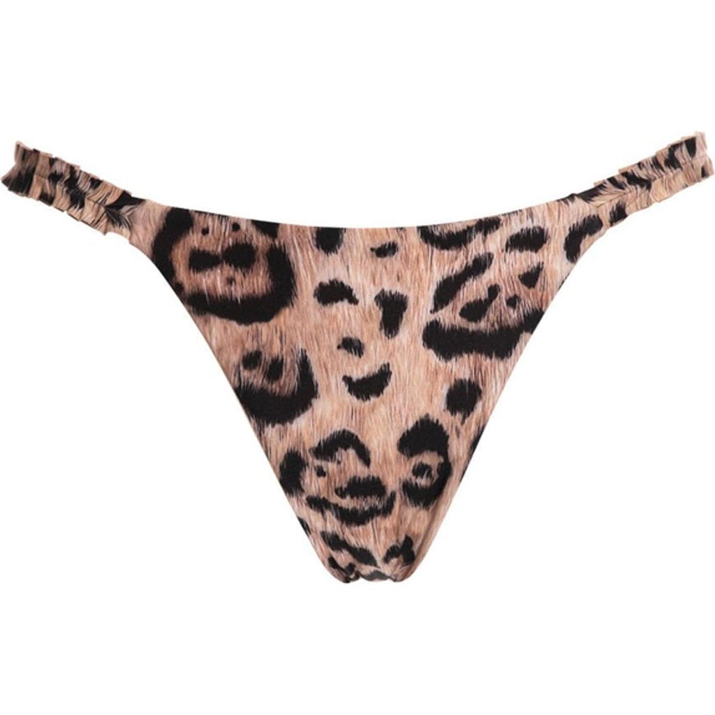 Agua by Agua Bendita Vera Jaguar Bikini bottom in Multi at Nordstrom, Size X-Small