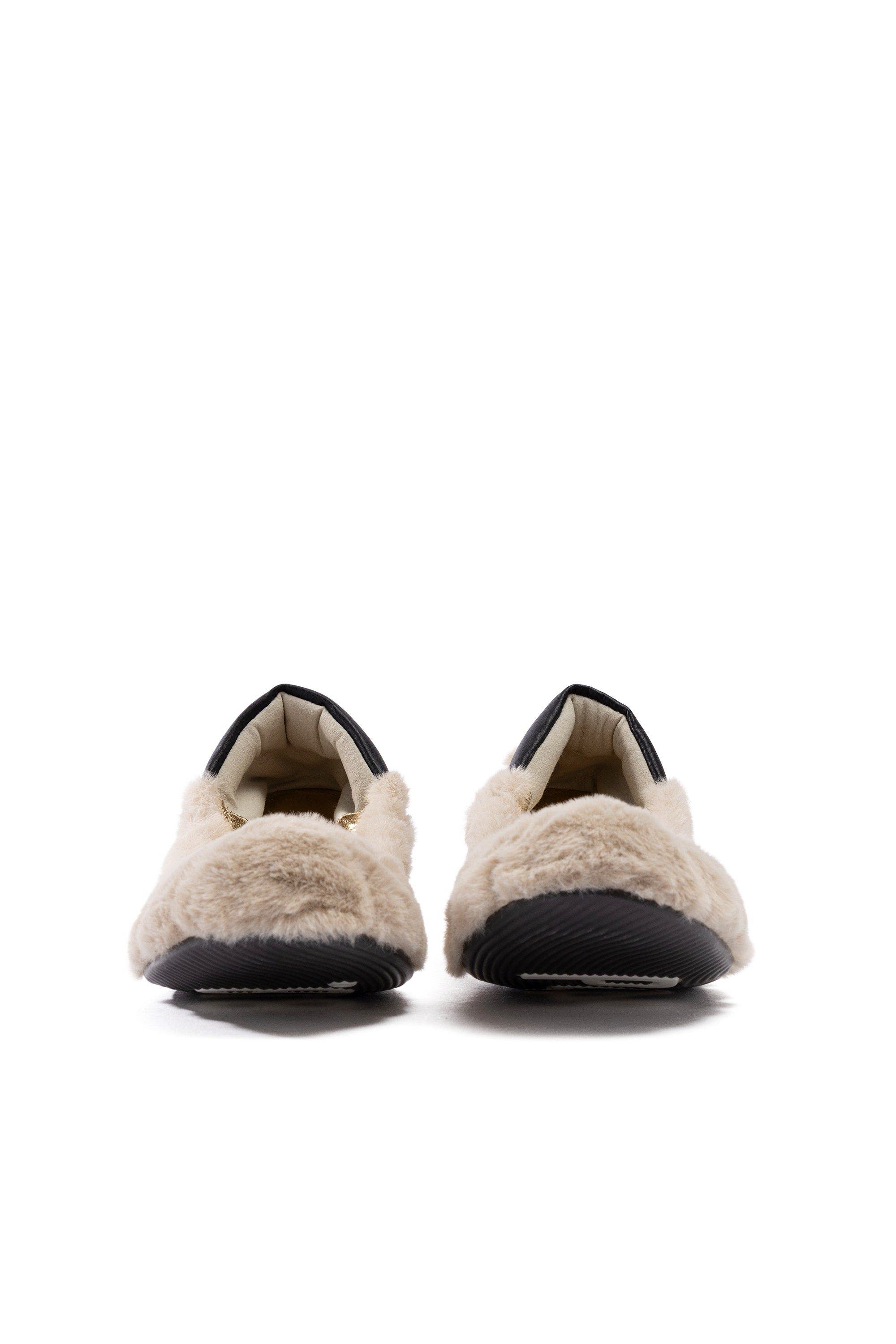 P448 Stella Teddy Ballet Flat, Alternate, color, Black