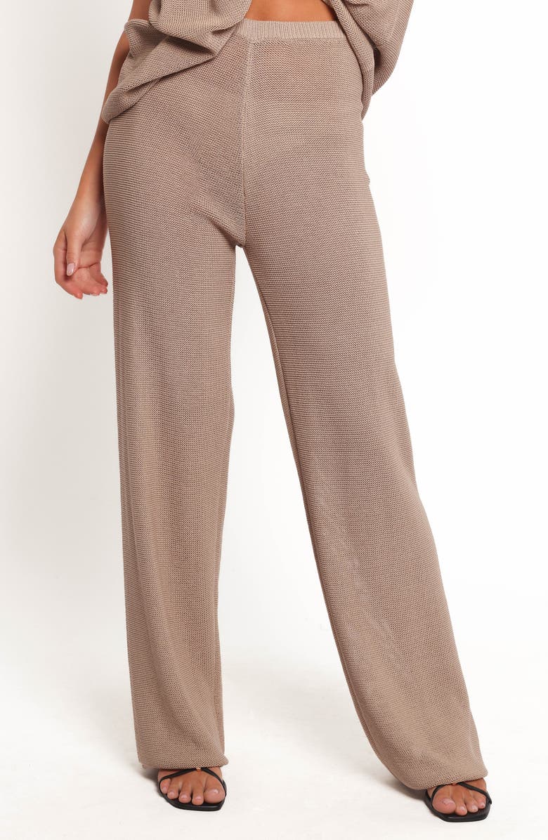 Petal & Pup Stassia Knit Top & Pants Set, Alternate, color, Brown