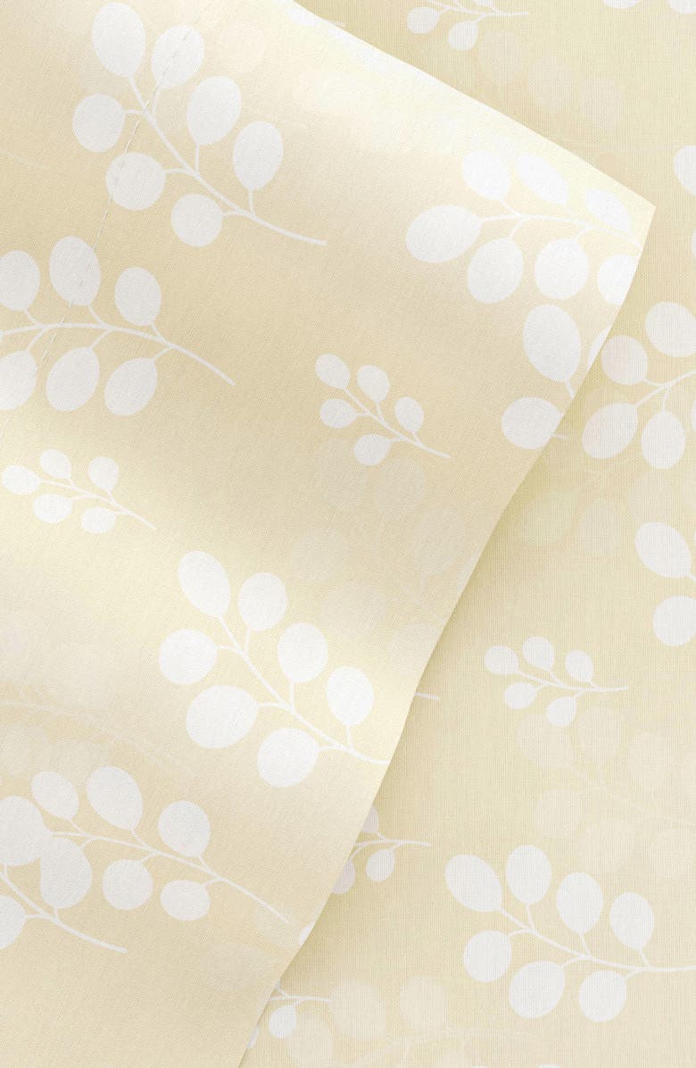 HOMESPUN Home Spun Premium Ultra Soft Wheat Pattern 4-Piece Bed Sheet Set, Alternate, color, Ivory