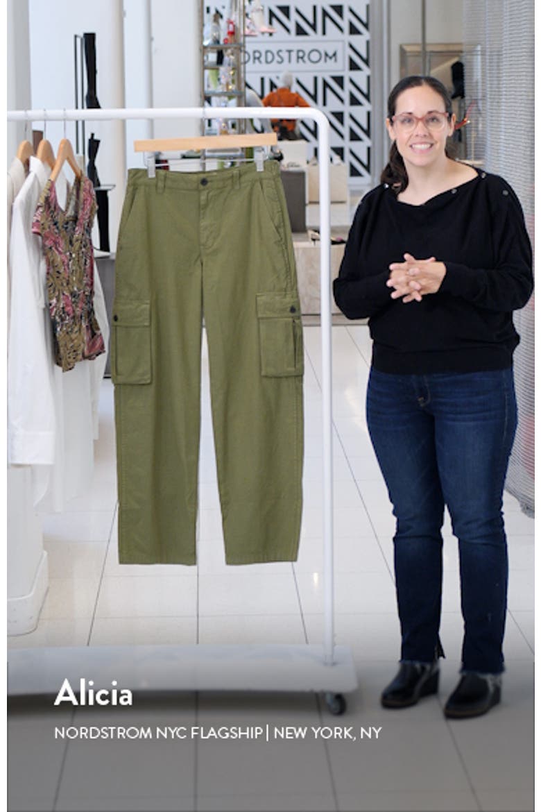 Garment Dyed Low-Slung Straight Leg Cargo Pants video