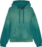 Cult of Individuality Core Distressed French Terry Pullover Hoodie