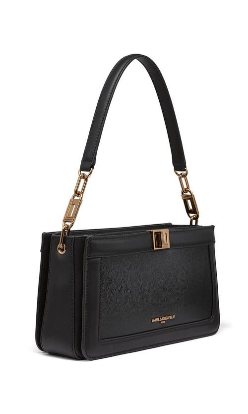 Karl Lagerfeld Paris Ivette Shoulder In Black/gold