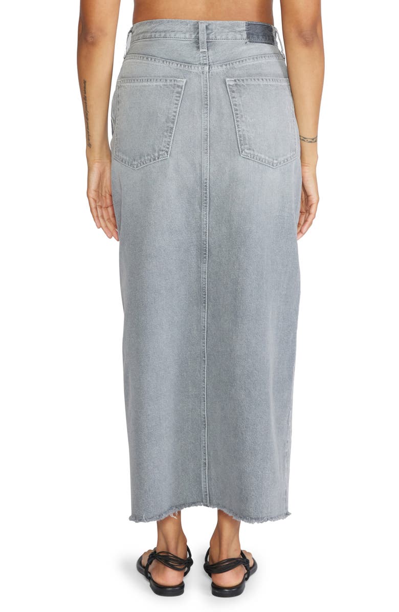 ÉTICA Katina Denim Maxi Skirt, Alternate, color, 