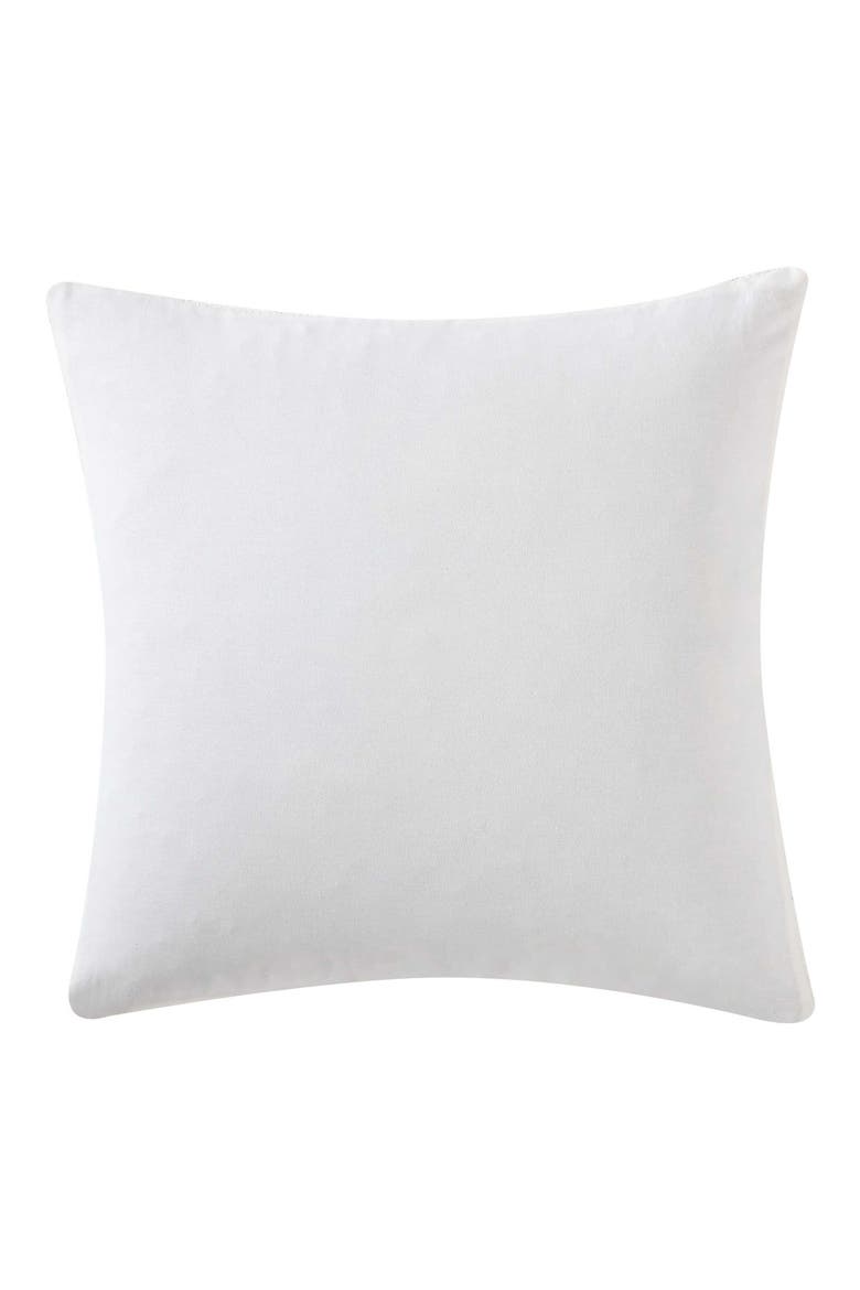 Wave Texture Square Accent Pillow, Alternate, color, WHITE