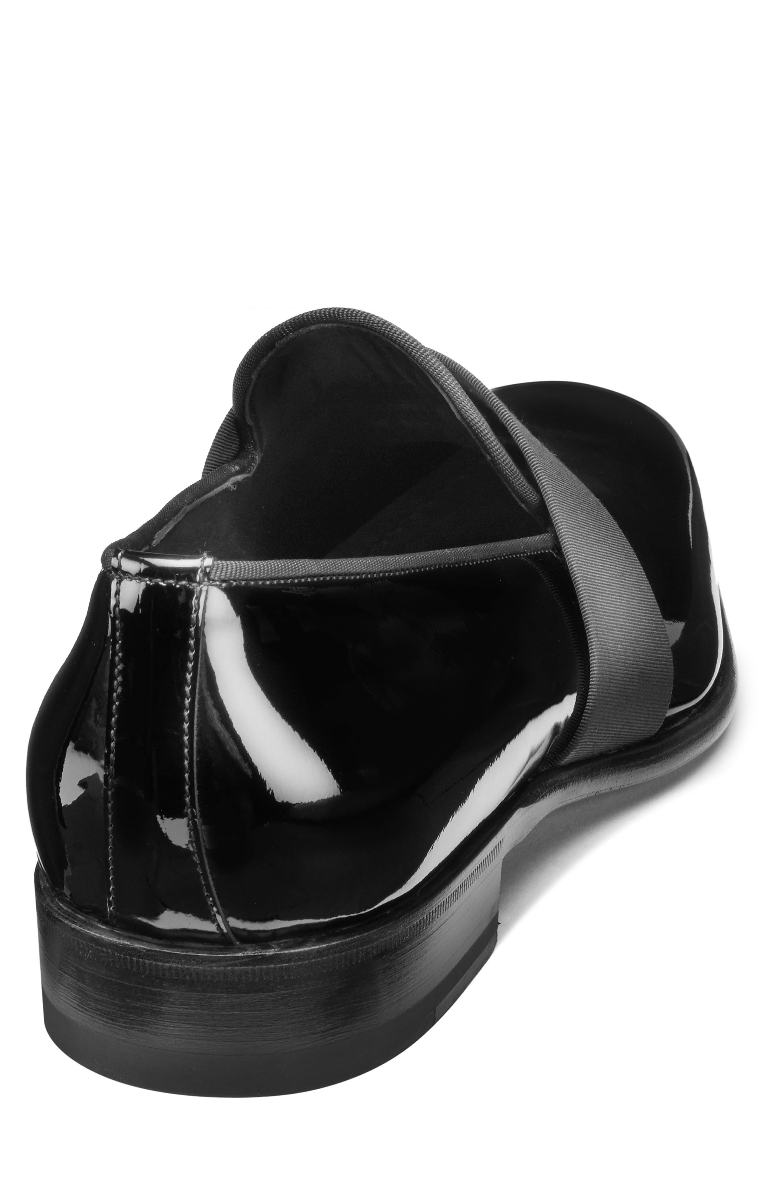 Santoni Isomer Loafer, Alternate, color, Black