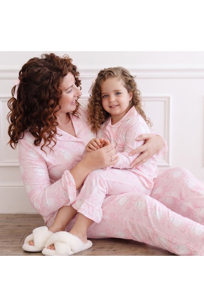 Ghost Halloween Women's Two-Piece Set, Alternate, color, Soft Pink