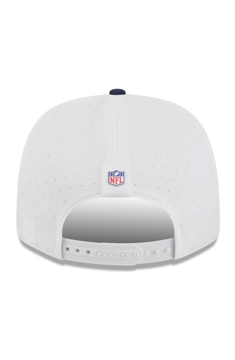 New Era Men's New Era  White/Navy New England Patriots 2025 NFL Training Camp 9SEVENTY Adjustable Hat, Alternate, color, 