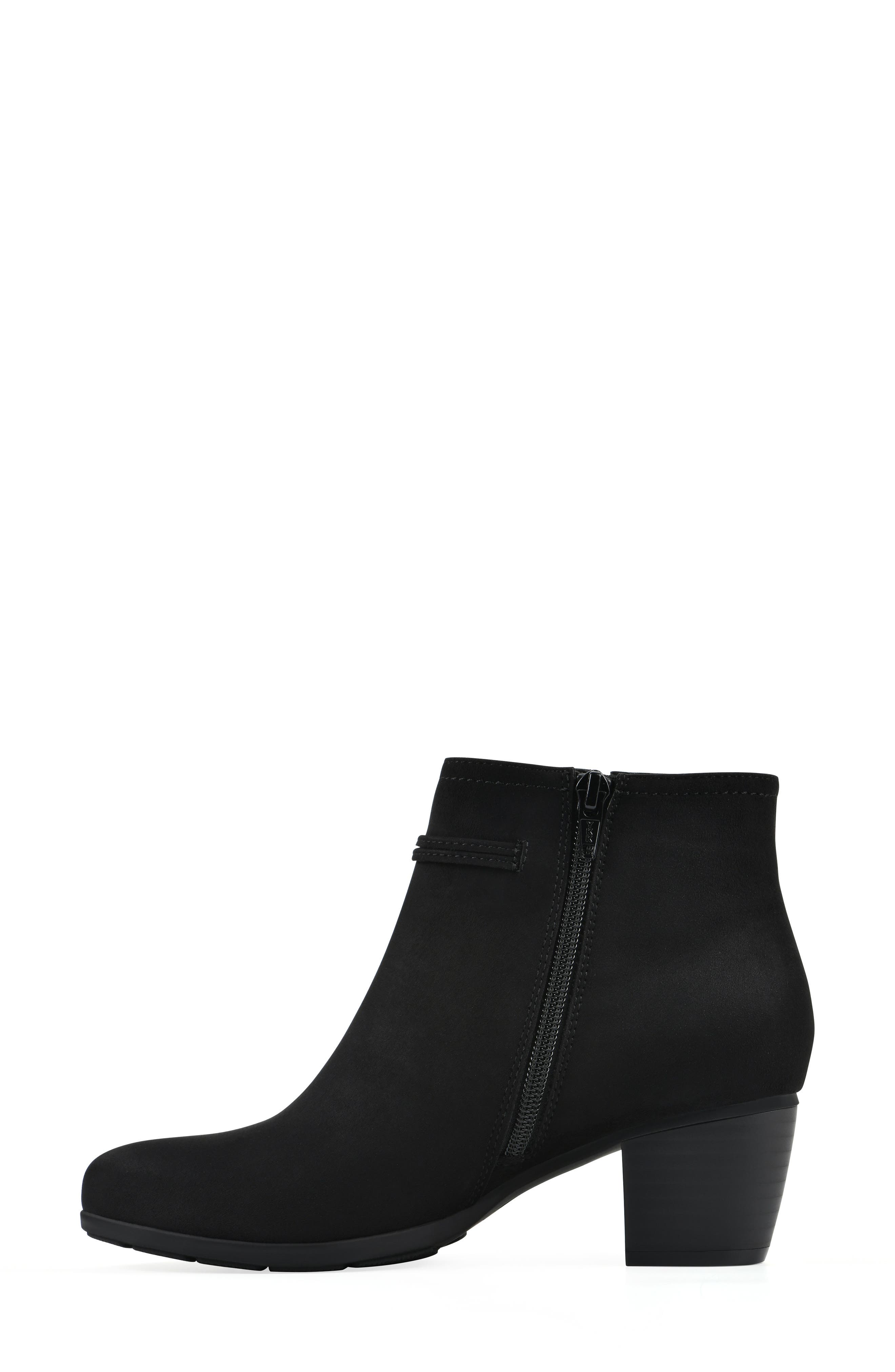 CLIFFS BY WHITE MOUNTAIN Angelo Bootie, Alternate, color, Black/ Fabric