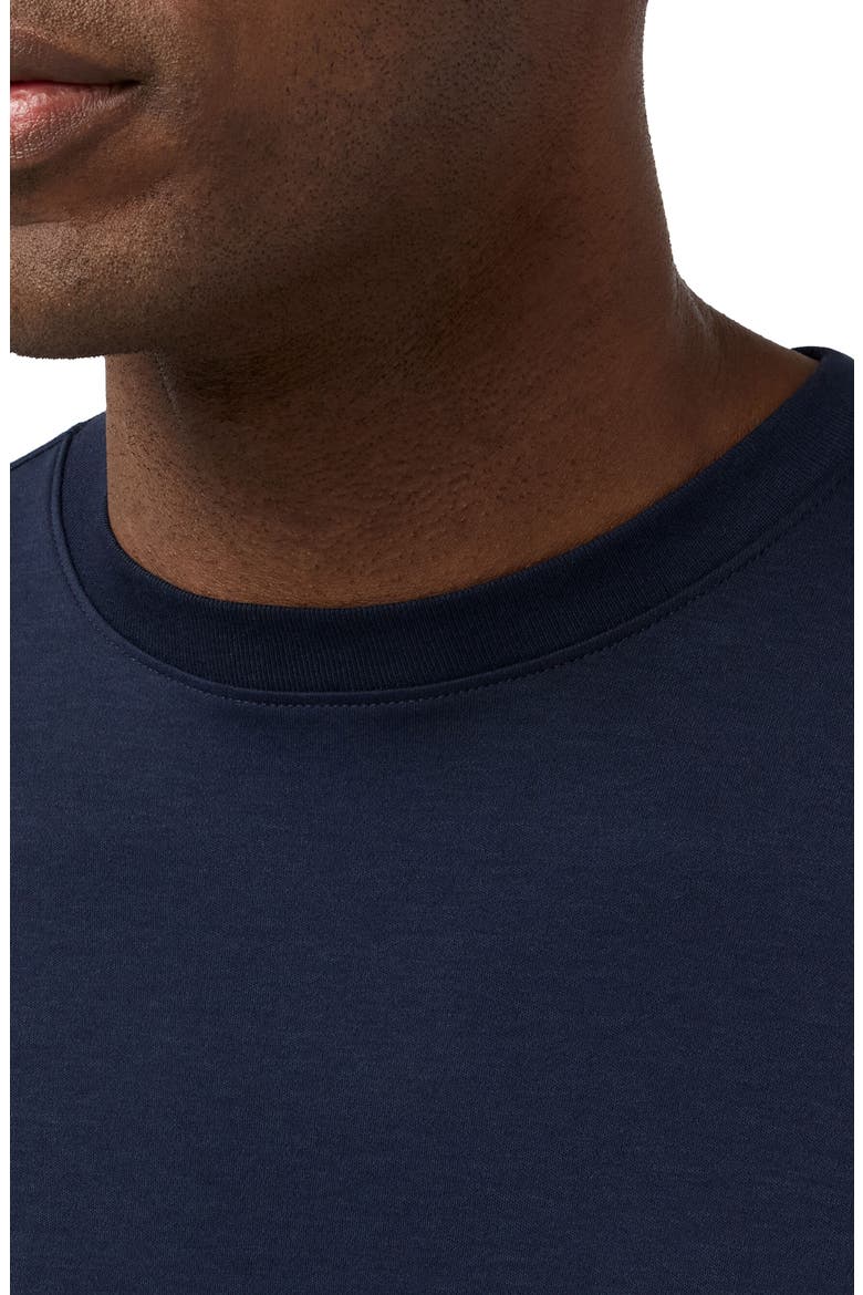 Palmer Solid Pima Cotton T-Shirt, Alternate, color, NAVY