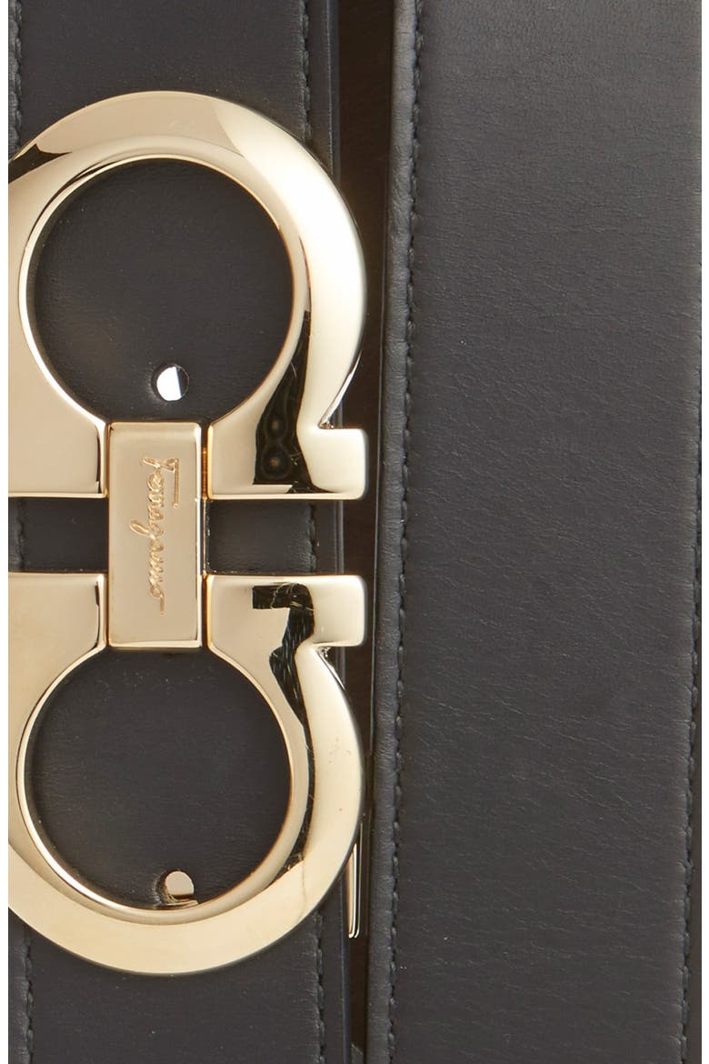 Reversible Leather Belt, Alternate, color, NERO